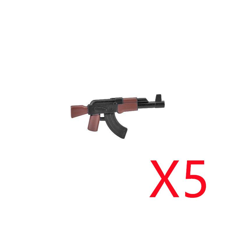 Vojáci Figurky Zbraně Stavebnice Pistole Poposha MP40 Puška AK74 Raketomet Kulka Plamenomet Hračky Dárek T051