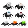 Halloween Ragno Lumini LED Senza Fiamma Portacandele Ragno Luce a Batteria Lampada Bulbi Oculari Ragno per Decorazione Casa