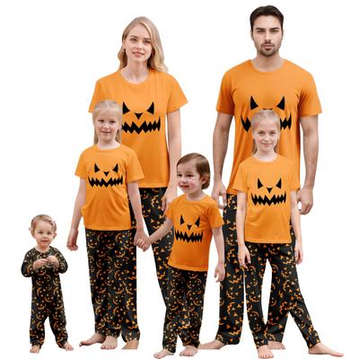 Süßes Familien-Pyjama-Set, Hauskleidung, Familien-Set Kurzarm-Oberteil Hose Set