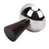 Serving Dessert Bowl Stainless Steel Multifunctional Wooden Base Yogurt Snack Candy Cup for Hotel Home
