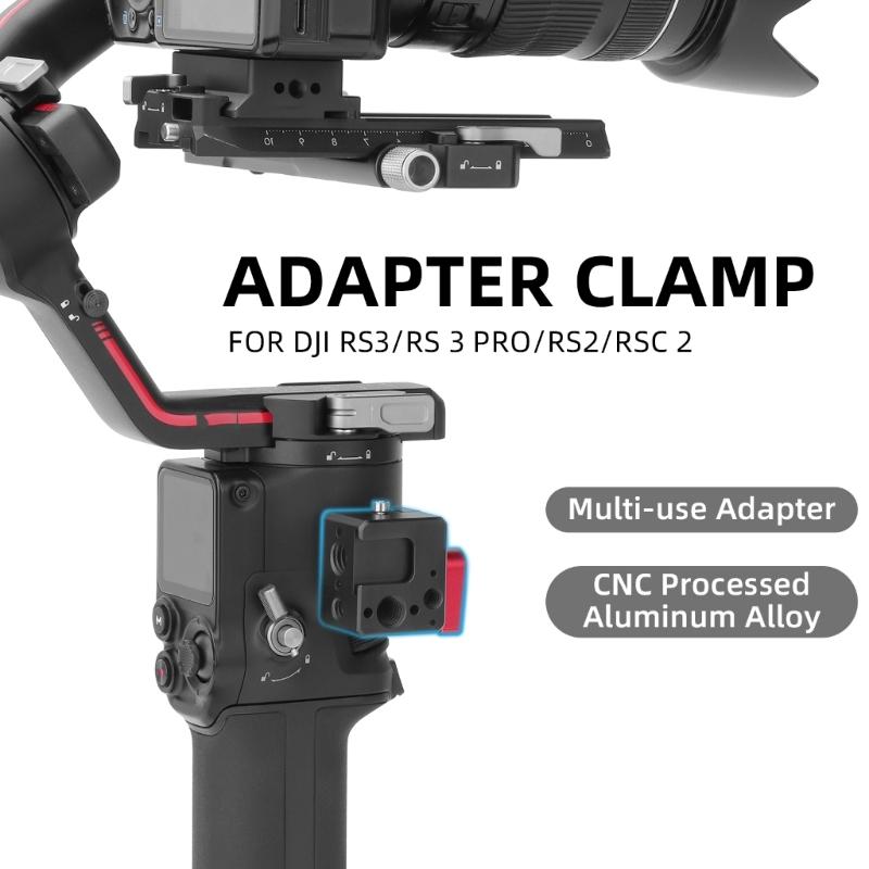 Gimbals Monitors Mount Holder for O Handhelds Stabilizers Mounting Plate Extension 1/4" 3/8