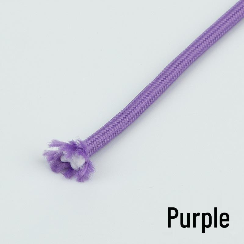 5mm Thick Colored Round Polyester Core Rope - Wear-Resistant for Binding, DIY Weaving, Clothing Waistbands, Hats, or Pants.