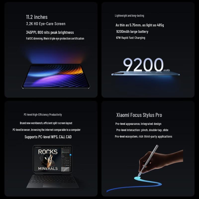 Xiaomi Pad 8 Pro 11.2-inch 3.2K Tablet (CN version)