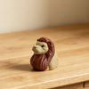 3D Printed Lion Duck Figurine, Low Saturation Color Desk Decor, Durable Matte Finish Nordic Style Display Ornament