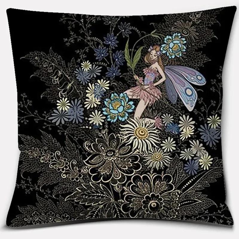 Animal Elephant Collection Home Decor Poszewka na poduszkę Kwadratowa poszewka na poduszkę Wystrój domowego biura