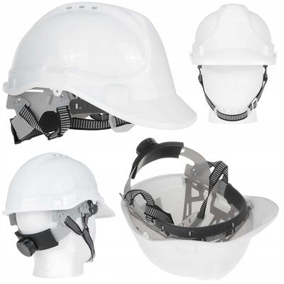 Casco de Seguridad para Construcción Ajustable Blanco 50