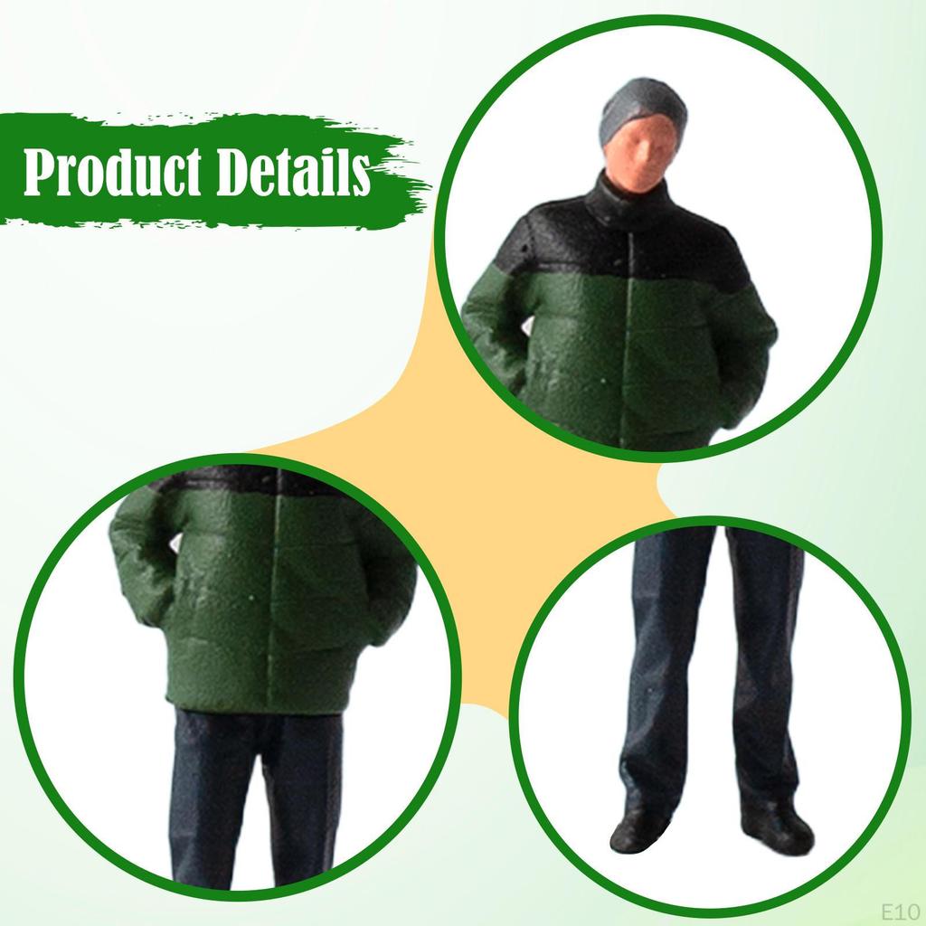 1/64 Scale Diorama, Resin Painted Miniature Figures, Collectible, for Garage Scenes,