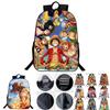 Stylish Anime One Piece Monkey D. Luffy Backpack With Adjustable Shoulder Straps
