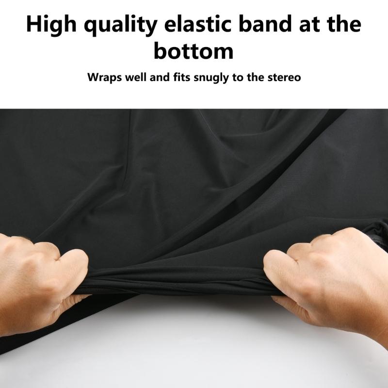 Elastic Dust Cover Speaker Case Compatible for Speaker Stretch Fabric Safety Shell Protectors Speaker Case Sleeve