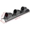 Acouto Gauge Mount Pod Gauge Bracket Holder Universal Heavy Duty Racing Sport Meter Gauge Pillar Mount Pod Holder(Triple Hole)