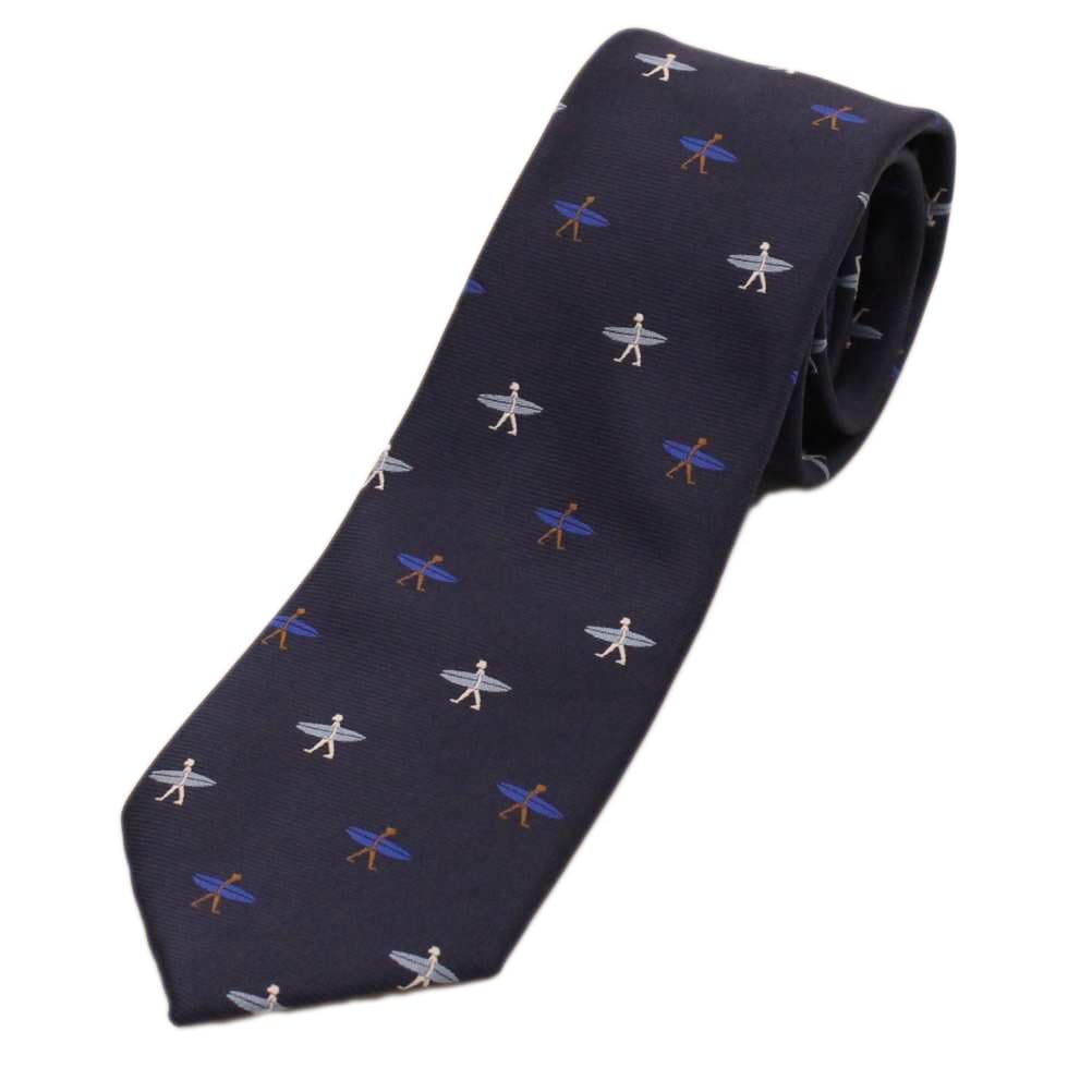 

[CUFFSMANIA] Surfer, surfing, ocean man, marine, man of the sea, board, bodyboard, funny, interesting, unique tie