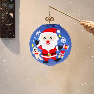 Hot Air Balloon Paper Lanterns Colorful Christmas Decorations Festive Christmas Lantern Decorations for Home Party Diy Craft