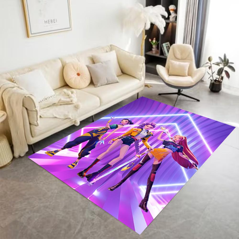 Future Fashion Icons Floor Rug Office Rug Design for Dining Room Playrooms Dormitory Kitchen Anti-slip Rug Decorate Offices