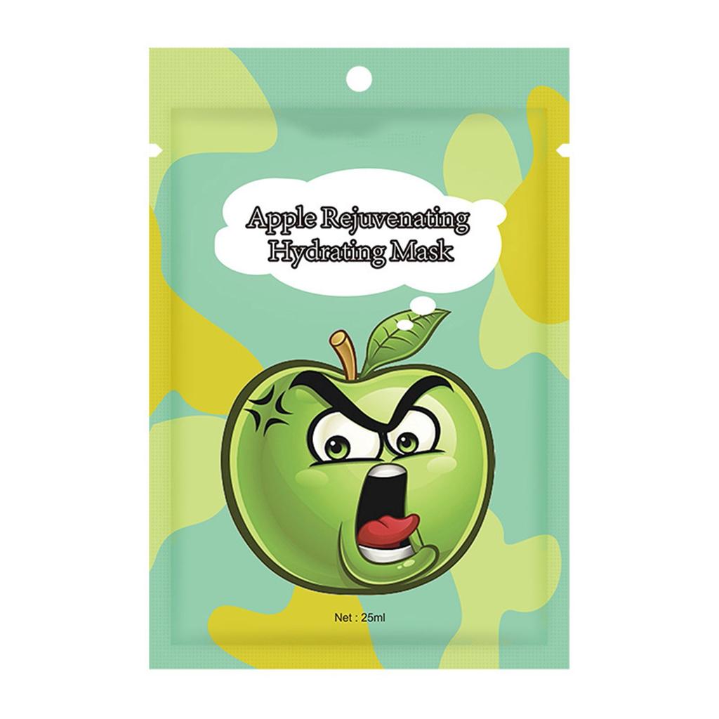 Maschera Viso Cartone Animato Frutta Carina Maschera Bellezza Cosmetici Coreani Maschera Cura della Pelle Maschera Mascara Frutta Biologica 25ML