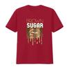 Womens T Shirt Brown Sugar Melanin Black Woman Lips Funny Babe 2XL vintage Washed Casual fashion graphic Versatile homme