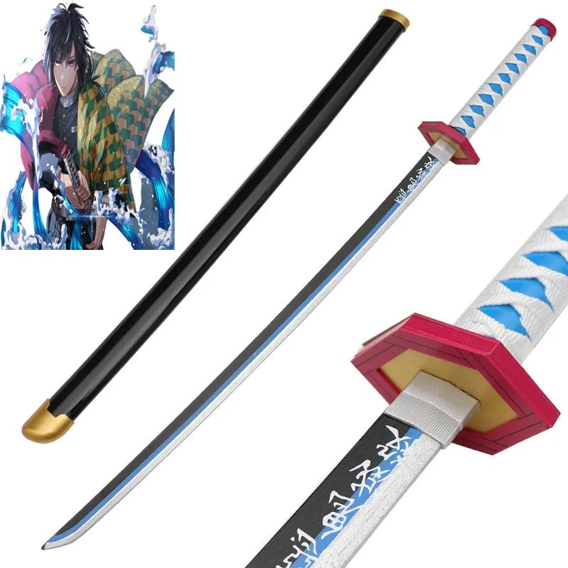 Cosplay Satoman Tanjiro Sword 41inch Anime Wood 104cm Katana Toy Model