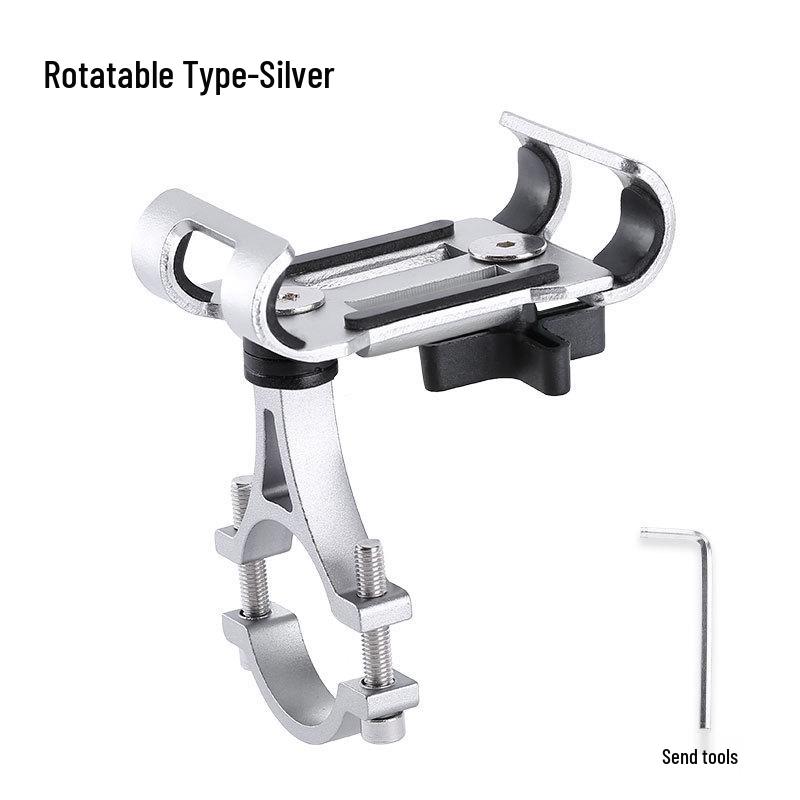 Aluminum Alloy Phone Holder for Bicycle, Motorcycle, and Electric Bike Navigation