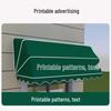 French Style Retractable Curved Awning