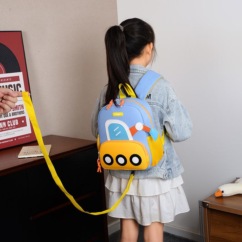 Kindergarten Vorschulklasse große Kapazität leichte Schultasche Jungen und Mädchen niedlicher Cartoon Rucksack