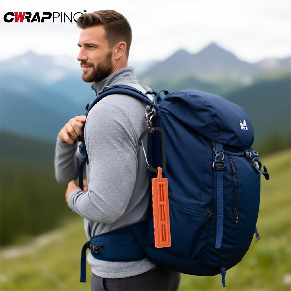 Screwdriver Bit Storage Organizer with Carabiner Plastic Drill Bits Storage Case Drill Bit Storage Clip for Outdoor Use 3 Colors