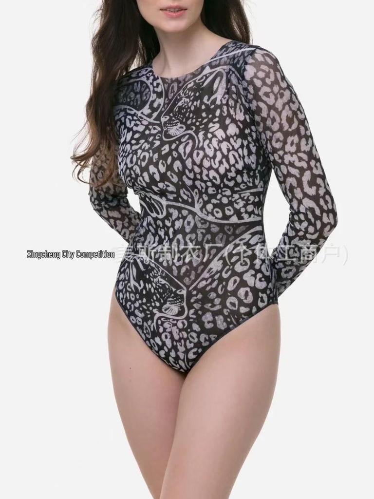 Women's European & American One-Piece Swimsuit - Training & Beachwear Bikini