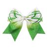 Popular Cheerleader Hair Ties: Rhinestone Swallowtail Bow with Ribbons