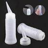 1pcs Hair Cleaning And Rinsing Bottle Shampoo Dispenser Home DIY Hairdressing Styling Tool With Scale Angled Tip Hair Coloring Bottle