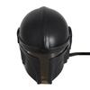 Handmade Black Helmet Steel Halloween Helmet With Chain Strap Gift