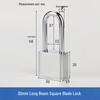 HAISTICK Square Anti-Theft Padlock with 3 Keys