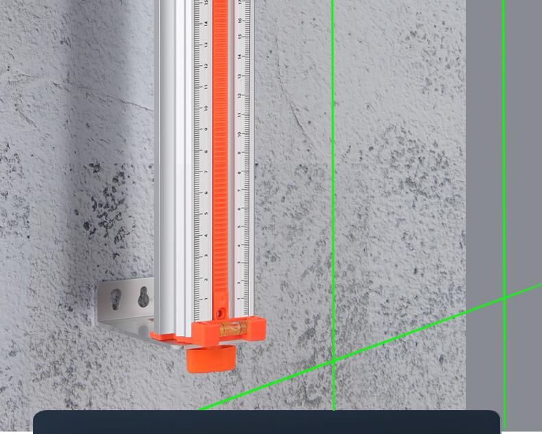 Wall-Mounted Spirit Level Infrared Lift Support Bracket