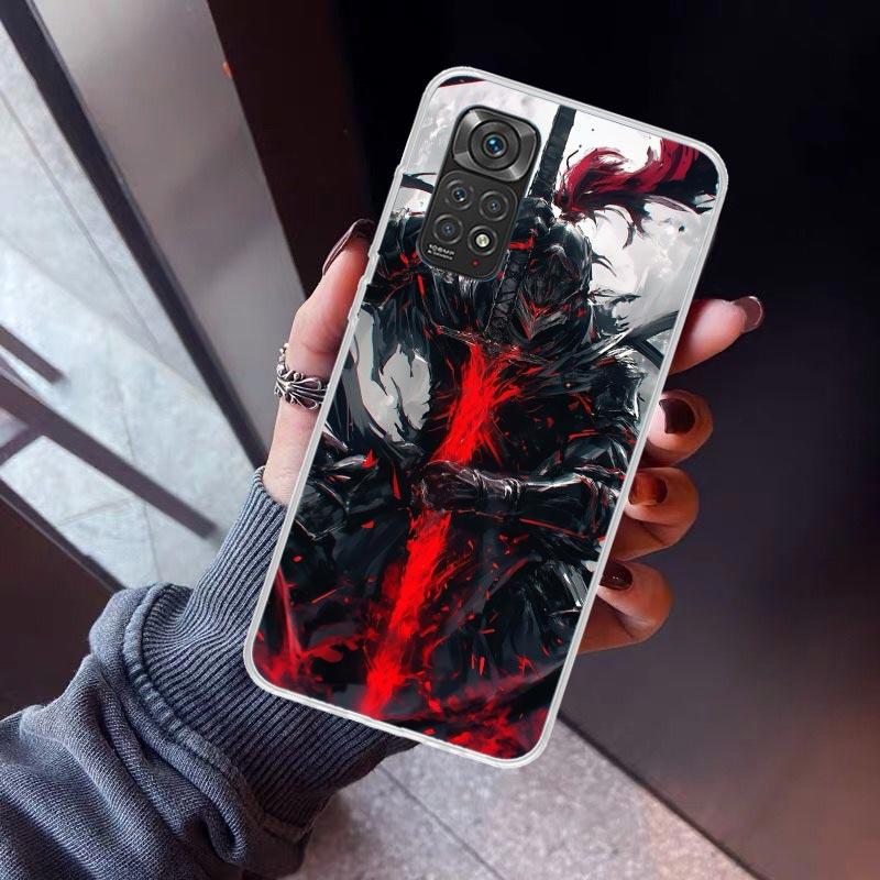 

G-Guts B-Berserks Anime Phone Case For Xiaomi Redmi Note 10 11 12 13 14 15 Pro Plus 11S 12S 14S 11T 11E 10S Soft TPU Back Cover Redmi Note 15 Pro 5G