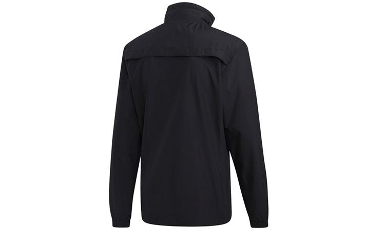 adidas Manchester United Jackets Men's Black Stand Collar Moderate Other EB6515