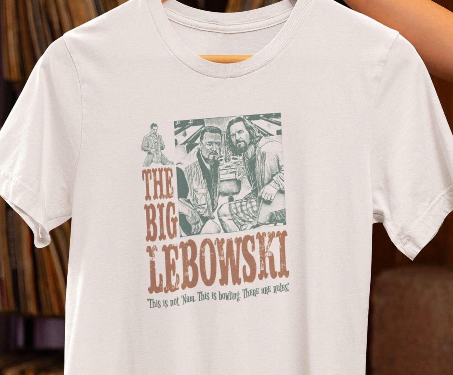 The Big Lebowski T-Shirt – Coen Brothers 90s Comedy Movie Tee 2XL