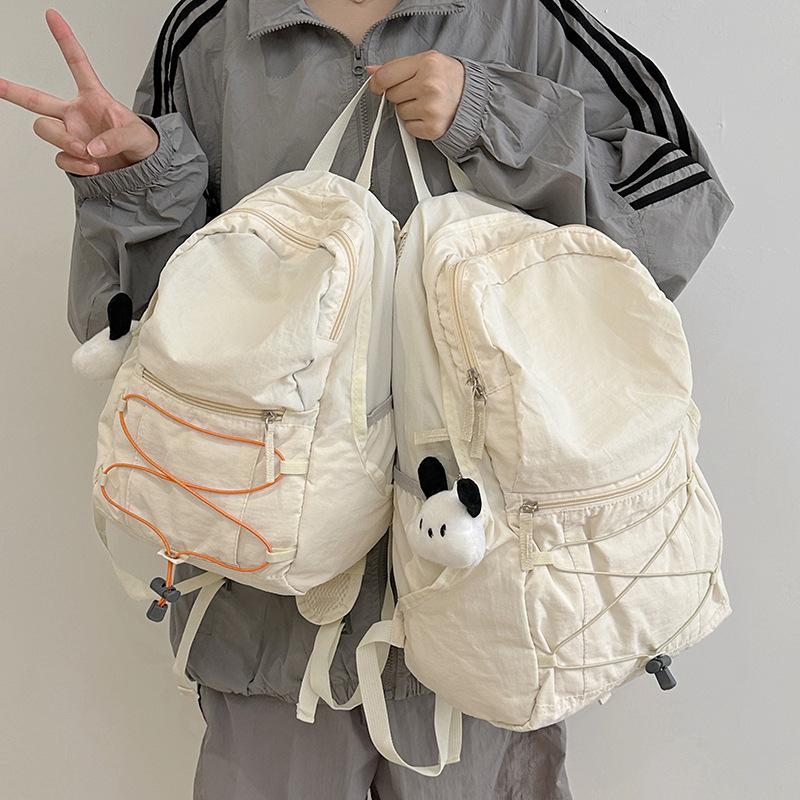 Schoolbag Japanese small schoolbag female ins wind cute drawstring mini backpack leisure travel lightweight outdoor travel backpack