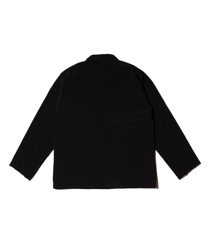 Thanks Messia Hidden Shirt Jacket-Black