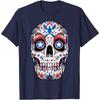 Sugar Skull 4 juli T-shirt Dam Herr Pojkar Fjärde USA