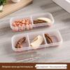 Household Compartmented Fresh-Keeping Box for Refrigerator - Ideal for Frozen Meat, Vegetables, and Food Portioning