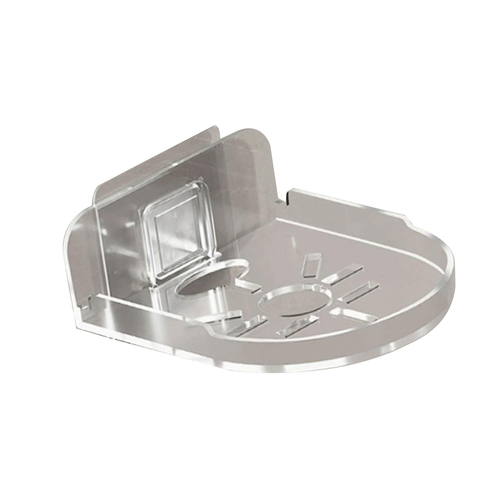 

Adhesive Wall Mount Camera Stand No Drilling Camera Bracket Holder Indoor Outdoor Security Camera Self for Home Office прозорий