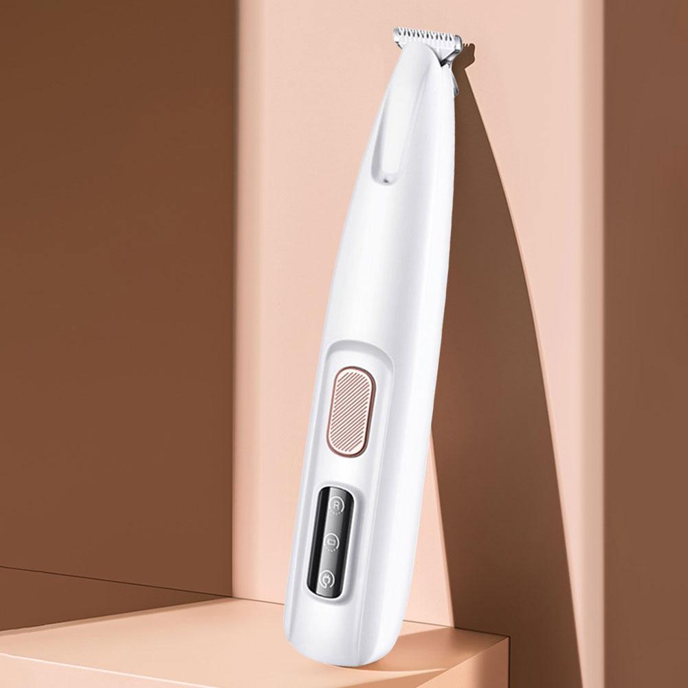 Tierhaarschneider, wasserdicht, elektrisch, für die Fellpflege, 18 mm breite Klinge, kabelloser Groomer-Trimmer für Pfoten, Ohren, Gesicht, Hintern