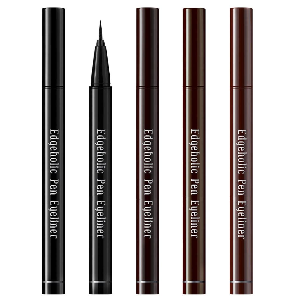 When I was young, waterproof Edgeholic pen eyeliner, 4 colors, dark brown, 1 pc.