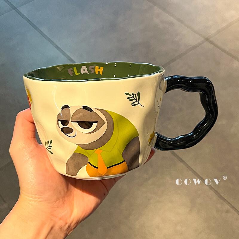Керамическая кружка для пары «Зверополис»: Флеш, 530 мл