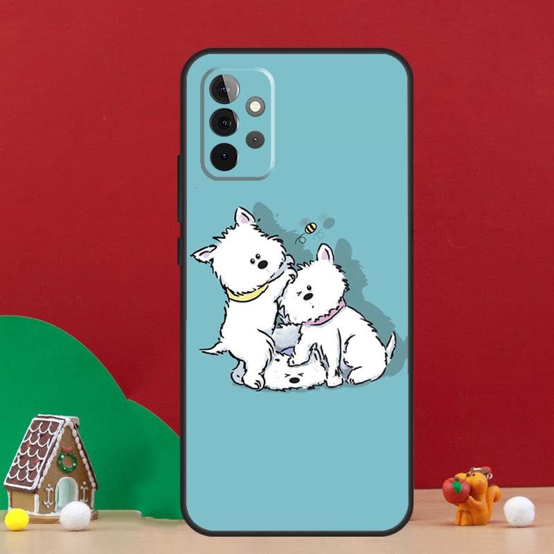 West Highland Terrier Westie Case For Samsung Galaxy A36 A56 A06 A13 A53 A32 A12 A22 A52 A35 A17 A16 A55 A15 A54 A34 A14