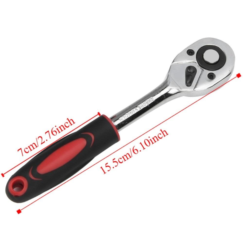3/8-Inch Drive Ratchet Wrench Ratcheting Wrench  for Filter, Spark Plug, Lug Nut, Garage Repairing