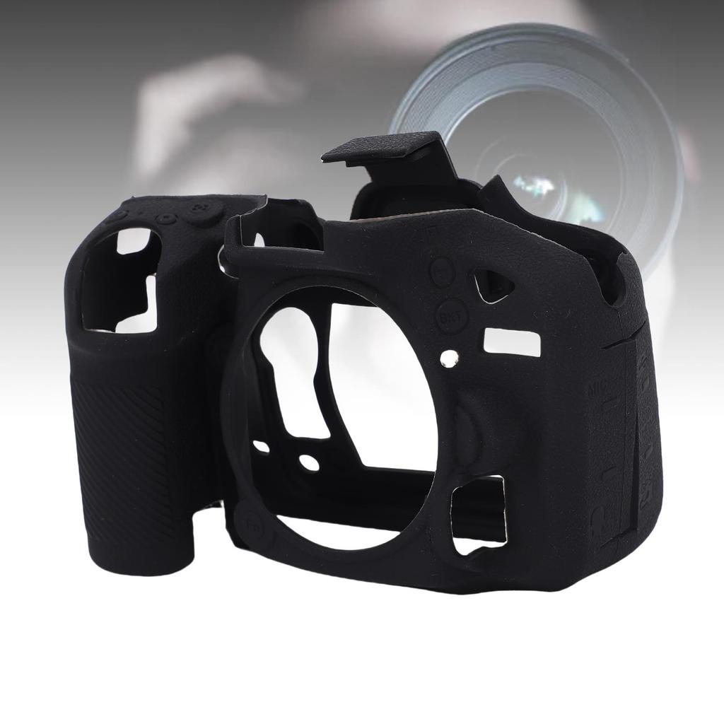 Custodia protettiva in silicone per fotocamera Adatta per D7200 Antiscivolo Testurizzata Morbida Copertura protettiva in silicone per fotocamera