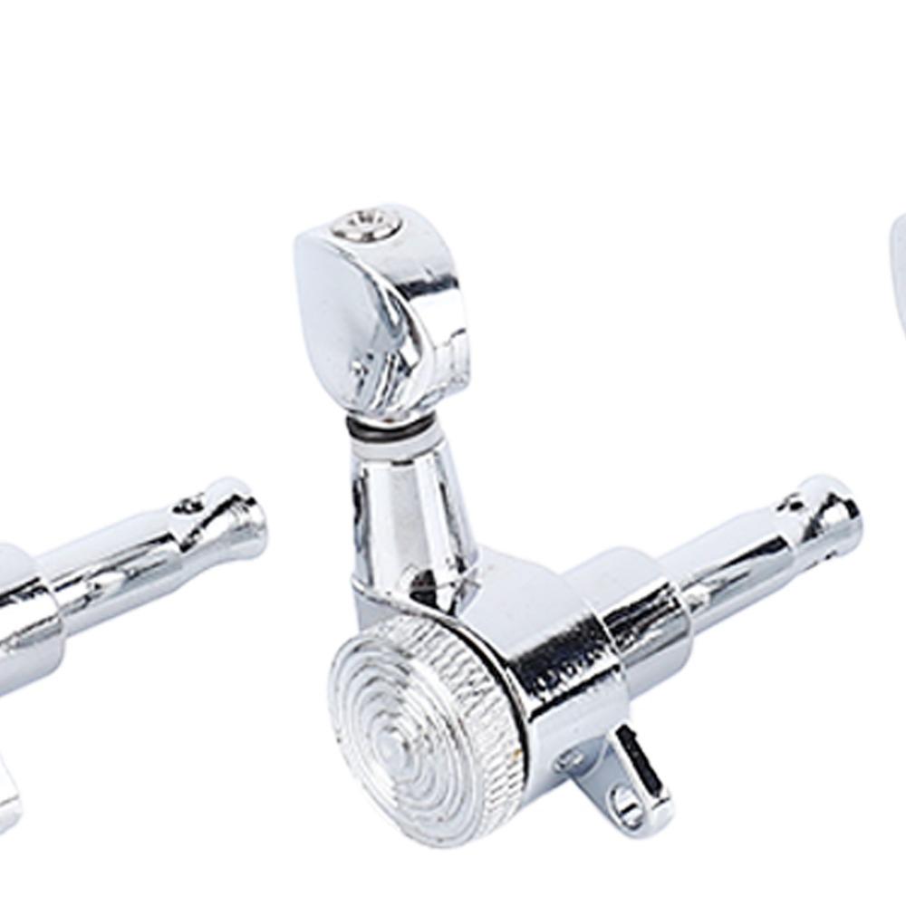 Metal Guitar Locking Tuners 6R Configuration Guitar Tuning Key Set  Electric Guitar