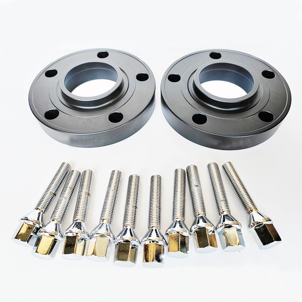 2x 25mm Hubcentric Wheel Spacers 5x4.5/5x120 72.6mm CB M12x1.5 Cone Bolt for BMW e36 compa e60 E61 545I e90 M3 e46 325ci Tire Chucks 1