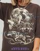 Wolf Wölfe Heulen Wolf Vollmond Comfort Colors® T-Shirt und Kinder-T-Shirt, Wildtier Natur Tierliebhaber Wildnis Wolfsrudel Vintage Bootleg T-Shirts,