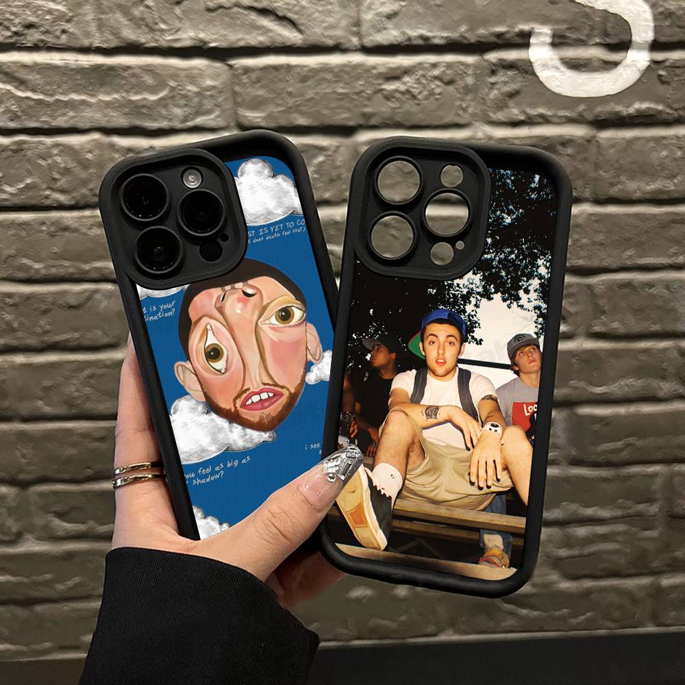 Custodia Morbida in Silicone Cool M-mac Miller per Telefono per iPhone 17 16 14 13 12 11 15 Pro Max Plus Air Cover