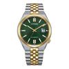 Mechanische Uhr Serie 50 Meter wasserdicht und stilvoll Automatik Stahlarmband 40mm Herrenuhr grünes Zifferblatt NK0024-54X