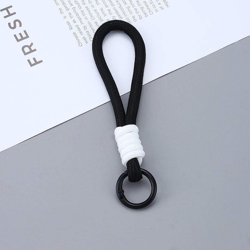 Colorful Polyester Plush Cartoon Doll Lanyard with Accessories - Customizable Toy Bag Charm